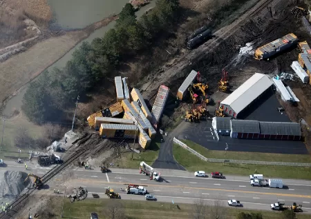 2nd Norfolk Southern train derails in Ohio, no hazardous materials released