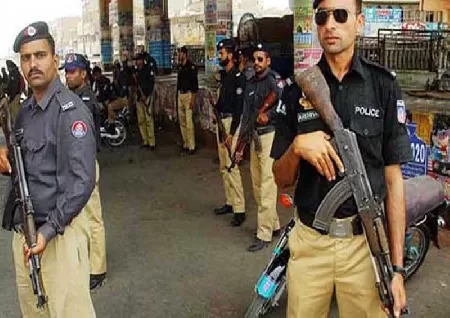 5 militants, 4 victims, including rangers and policemen, were slain in the Karachi attack