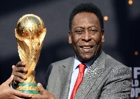 Brazilian football player Pele died on Thursday