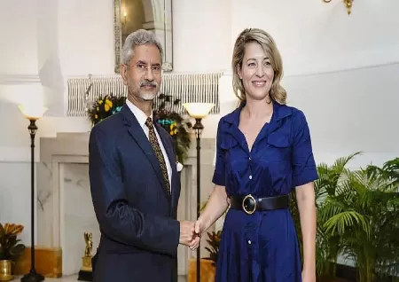 Canadian foreign minister Melanie Joly visits India for G20 meet