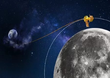 Chandrayaan-3 Establishes Link with Chandrayaan-2 Orbiter