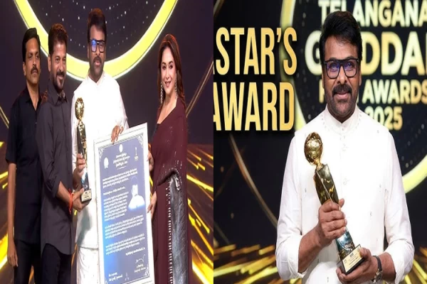 Chiranjeevi Receives NTR National Award - Latest News