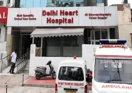 Delhi Heart Hospital in Vikas Marg, Delhi