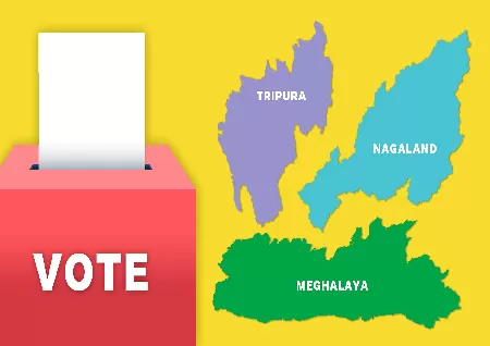 Election campaigning in Meghalaya, Nagaland, and Tripura begins on the counting day in 2023