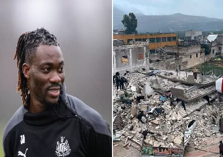 Former Chelsea player Christian Atsu was saved from the Turkey earthquake