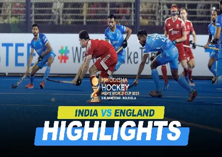 India vs England Highlights Hockey World Cup 2023