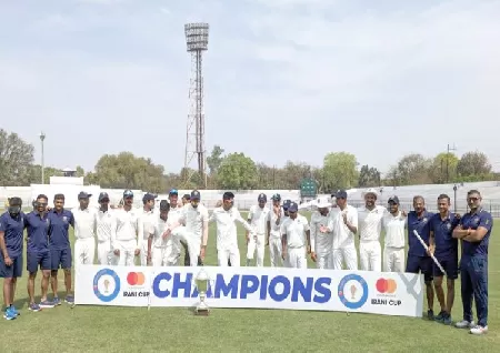 Irani Cup 2023 : India Beat Madhya Pradesh To Win Irani Cup