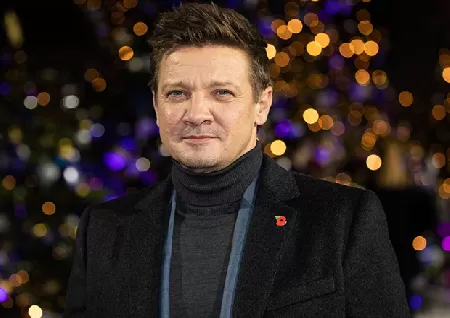 Jeremy Renner recalls a snow plough accident, saying, 