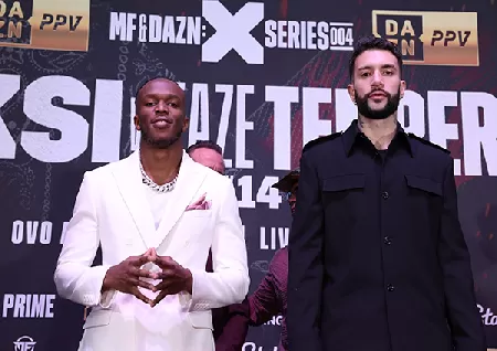 KSI vs. FaZe Temperr DAZN Undercard Weigh In Results From London