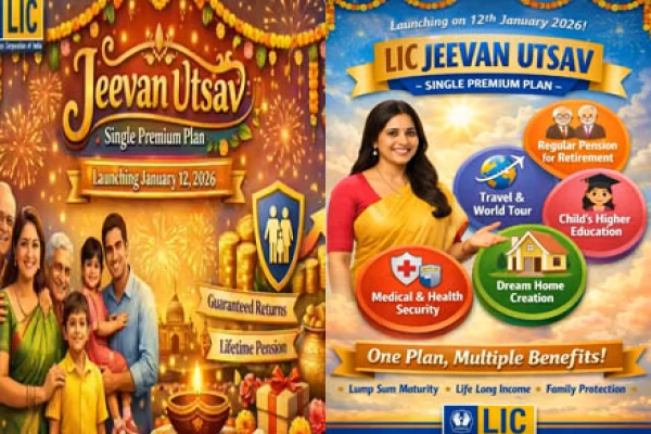 LIC Launches Jeevan Utsav Single Premium Plan - Latest News