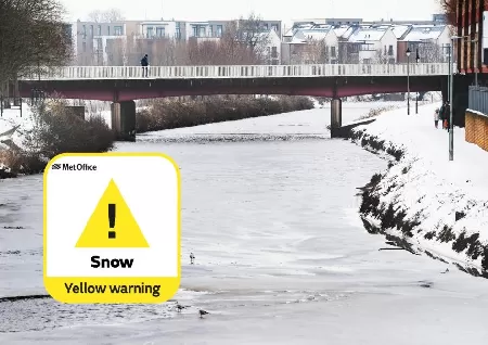 Met Office yellow weather warning for snow across Somerset