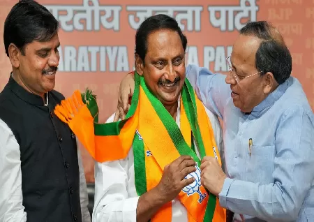 N Kiran Kumar Reddy, the former Congress leader and the last chief minister of undivided Andhra Pradesh, has joined the BJP