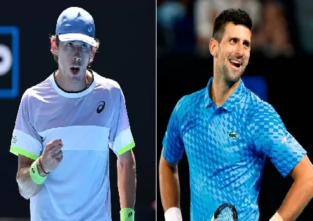 Novak Djokovic, Alex de Minaur prepare for first meeting with an Australian Open quarterfinal