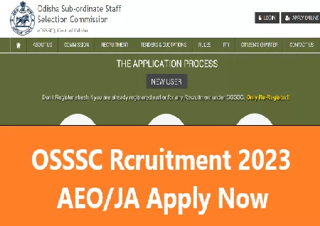 OSSSC recruitment 2023: Apply for JA, Panchayat Executive Officer