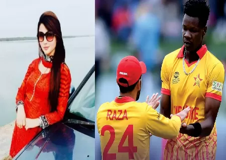 Pakistani actress Sehar Shinwari will marry a Zimbabwean guy if Zimbabwe beats India in the T20 World Cup.