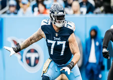 Titans release longtime LT Taylor Lewan, WR Robert Woods