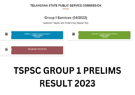 TSPSC Group 1 service preliminary result released