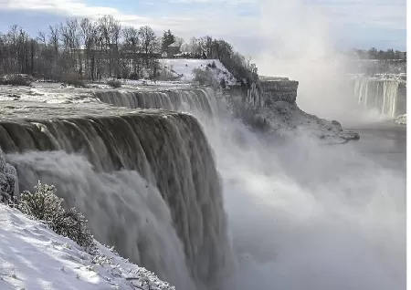 US Blizzard: Niagara Falls Turns Into Icy, Winter Wonderland