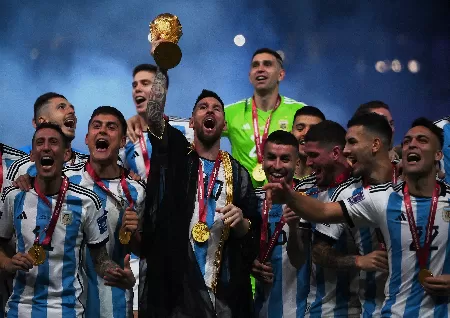 ''We're Champions Of The World'': Lionel Messi Leads Argentina To Glory