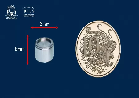 Images of A Tiny Radioactive Capsule