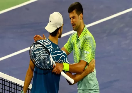 Image of Dubai Open 2023: Novak Djokovic Defeats Tomas Machac