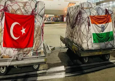 Image of Each Tent, Blanket Or Sleeping Bag : Turkish Envoy Thanks India Again