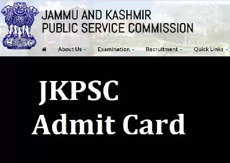 Image of JKPSC CCE Mains 2022: Admit Card Out At Jkpsc.nic.in, Get Link To Download