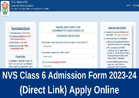 Images of Jnv Class 6 Admission 2023