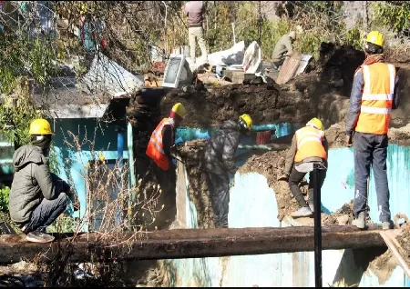 Image of Joshimath Relief Dismantling Work Resumed After Improvement In Weather