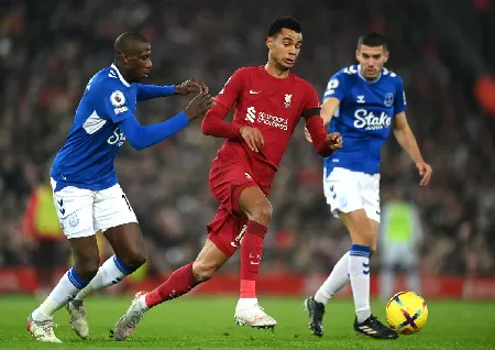 Image of Liverpool Vs Everton: Cody Gakpo Scores First Liverpool Goal In Merseyside Derby Win