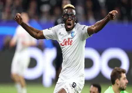 Image of Napoli Defeats Eintracht Frankfurt 2- 0 In The First Leg Thanks To Osimhen