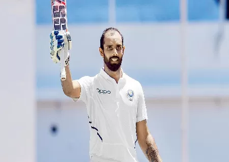 Image of Ranji Trophy: Hanuma Vihari Bats Left-handed, Helps Andhra Reach 379 Against MP