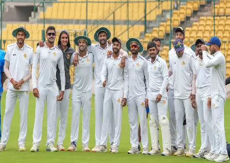 Image of Ranji Trophy: Karnataka Register Innings Win Over Uttarakhand To Enter Semifinals