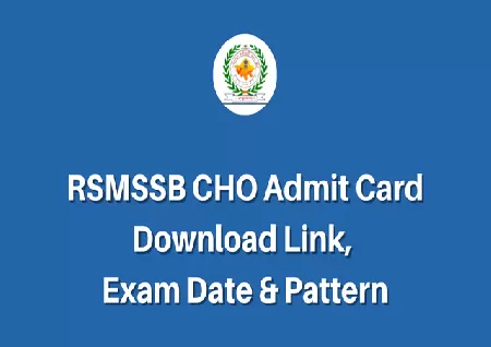 Images of Rsmssb Cho Admit Card 2023