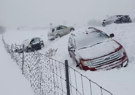 Images of Blizzard In California